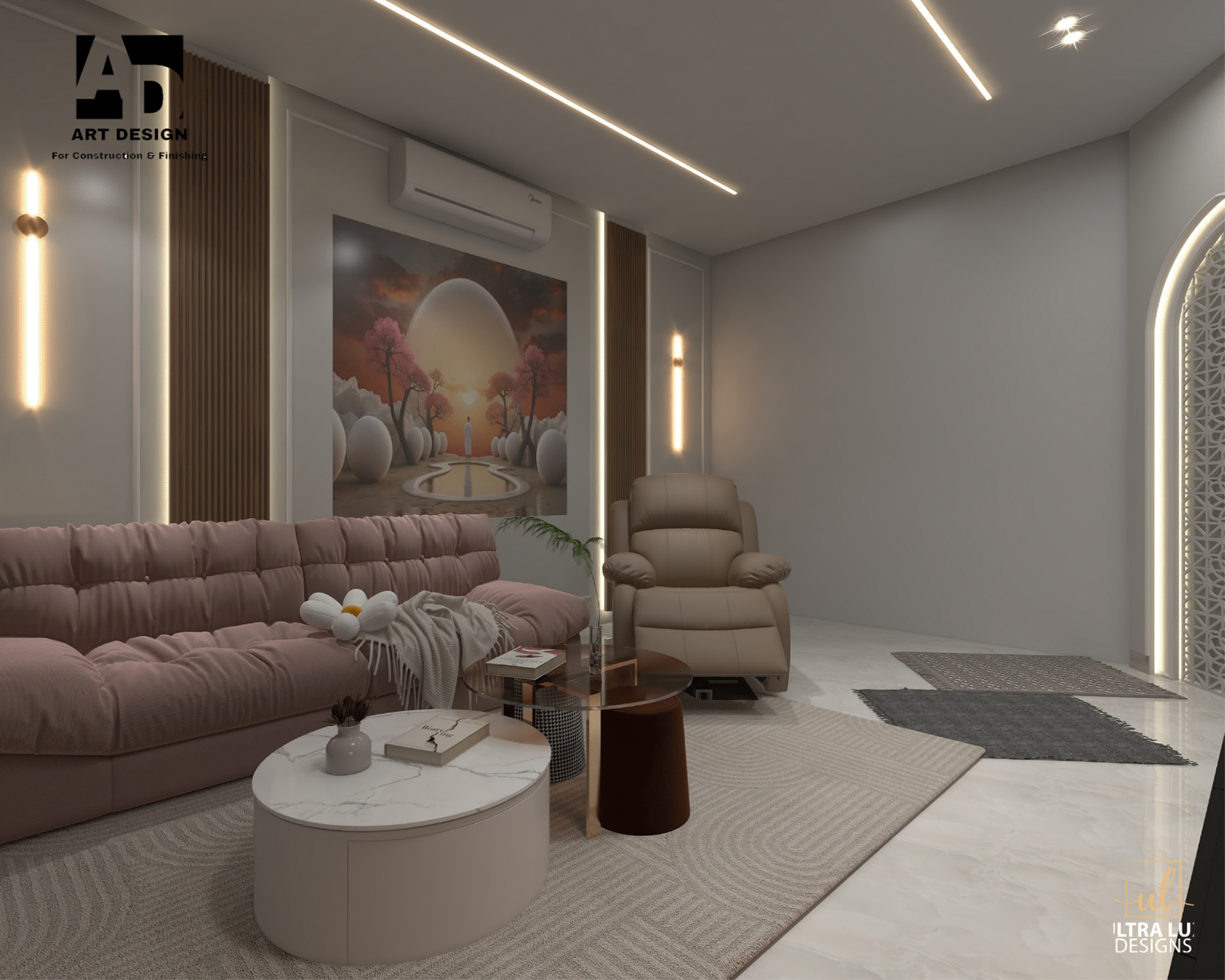 Living room and prayer corner-4