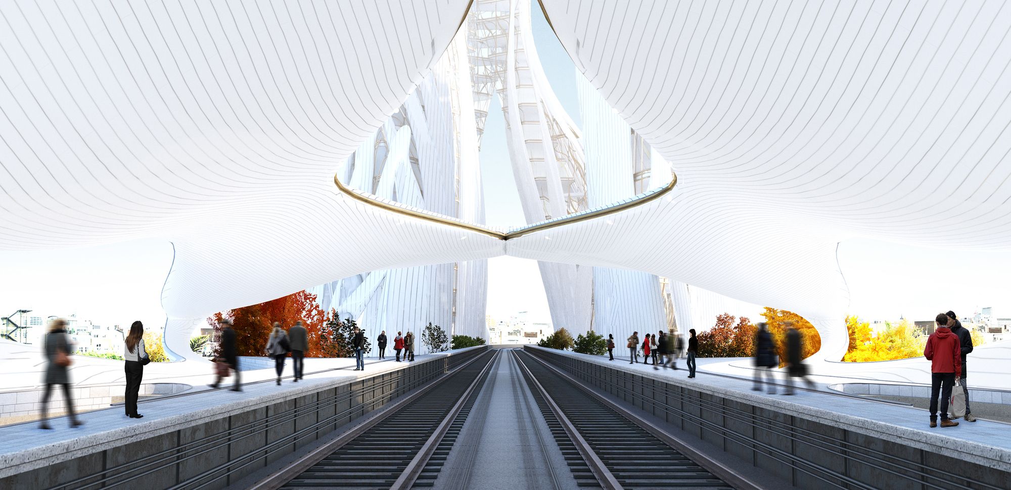 伦敦 Bishopsgate Goodsyard 地标设计 | 扎哈·哈迪德遗作传承-25