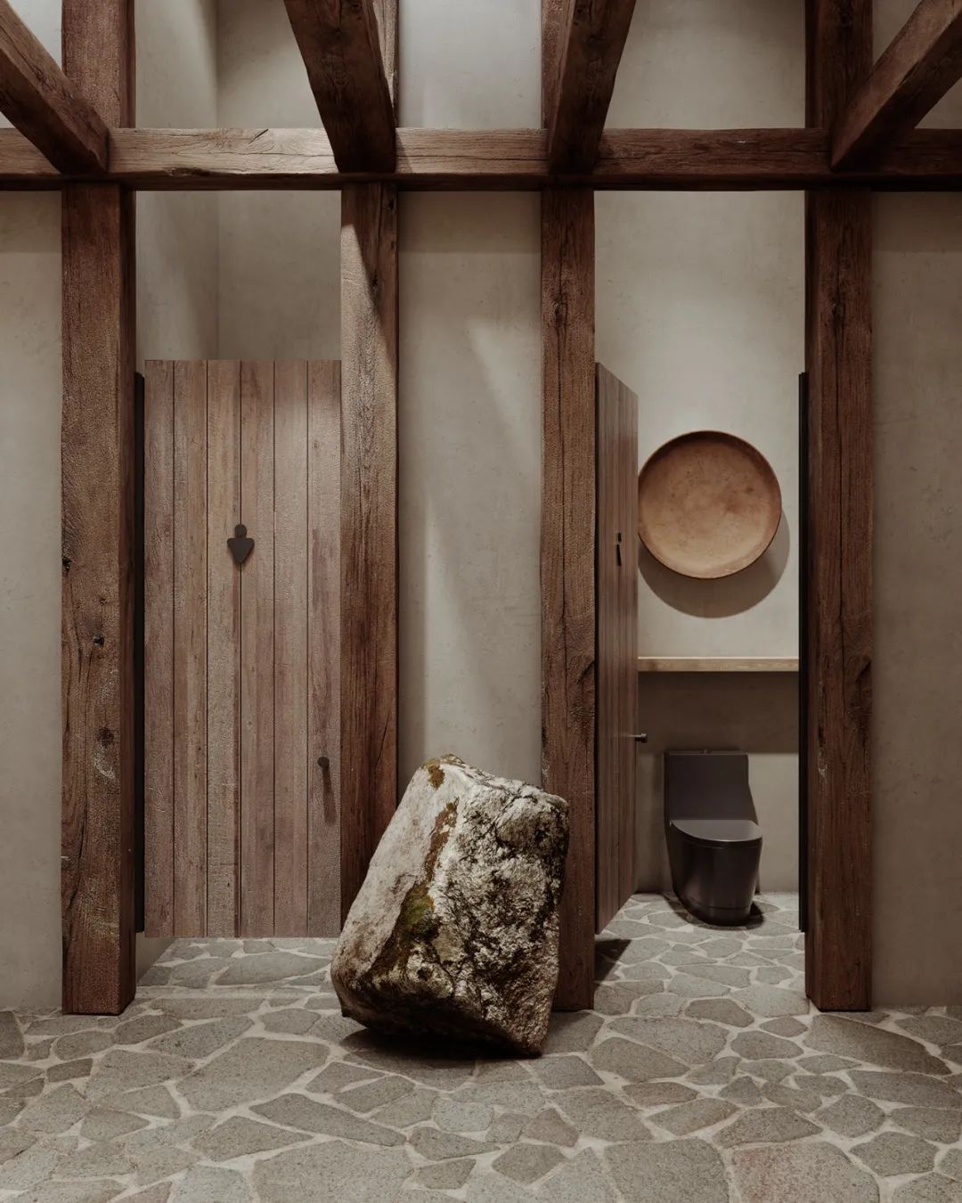 美式侘寂风餐厅设计丨YanaPrydalna-43