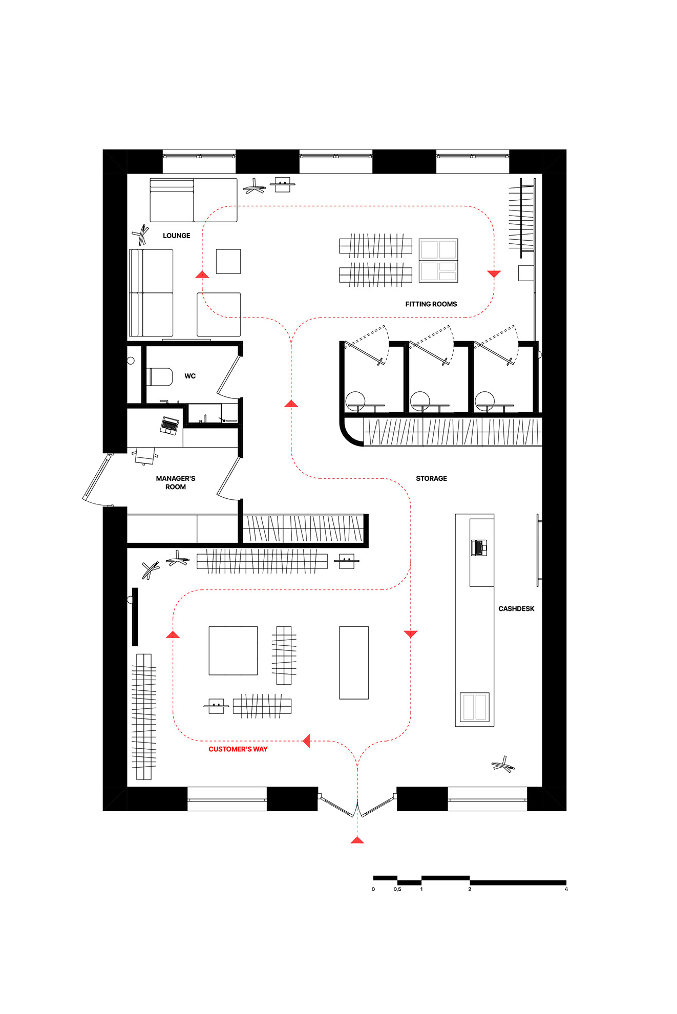 尤利亚波浪商店丨俄罗斯莫斯科丨Roman Gulyaev,Maria Tsakharias-81