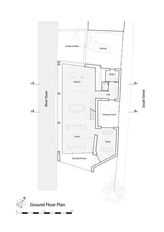 英国刘易斯河畔的现代住宅 | 南街 142 号-11