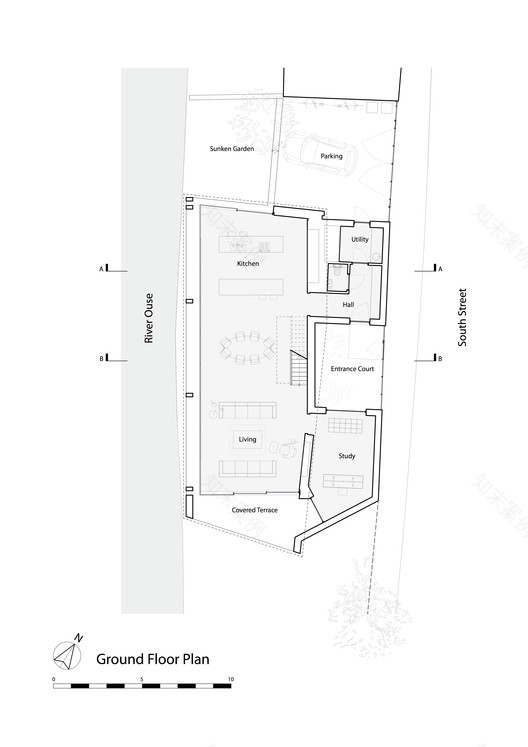 英国刘易斯河畔的现代住宅 | 南街 142 号-11
