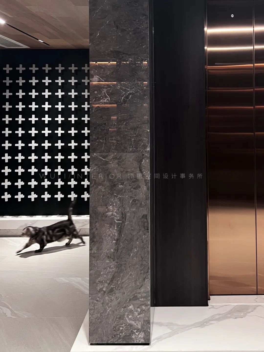 黑域奢境 · 杭州 320㎡港式轻奢别墅设计丨中国杭州丨物里空间设计事务所-19