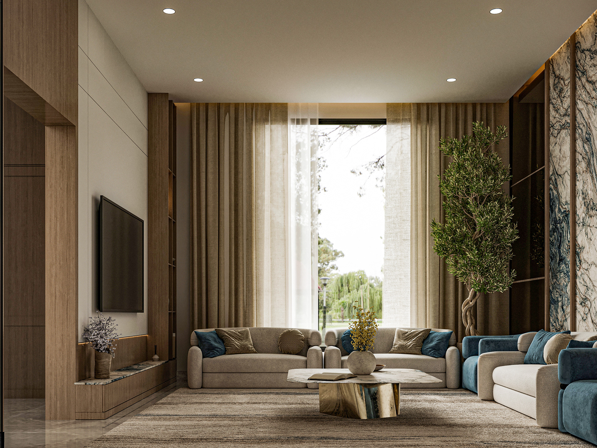 当代奢华男士会客厅（注：Majles常见指中东地区的会客厅等场所，这里结合语境这样翻译） 丨沙特阿拉伯利雅得丨Yousef Ashour-5