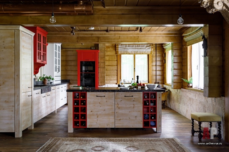 Клязьме的传统风格木屋别墅（未明确,暂以地点和风格概括）-26