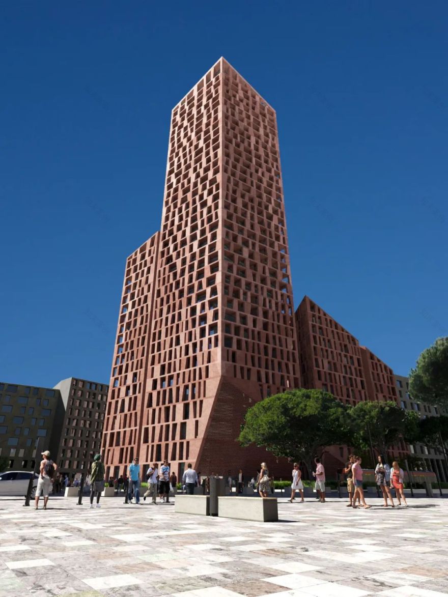 新大道塔楼(New Boulevard Tower)丨阿尔巴尼亚地拉那丨奥本海姆建筑事务所(Oppenheim Architecture)-8