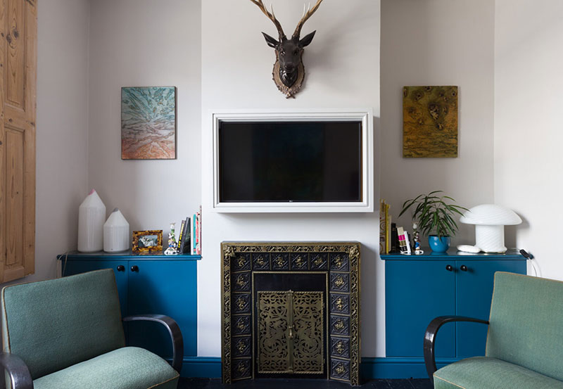 伦敦异彩纷呈的英式复古宅-16