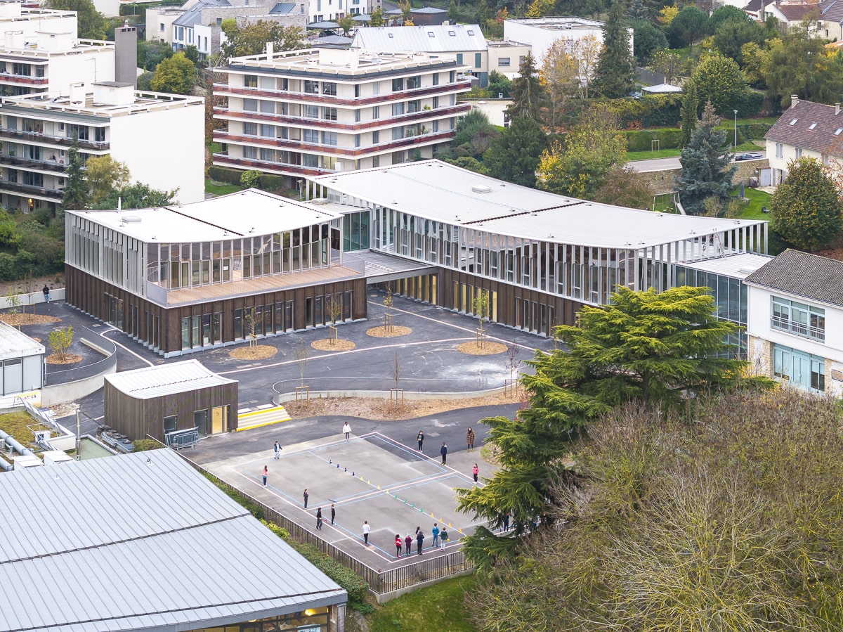 Les Violettes学校扩建项目丨法国巴黎丨HEMAA建筑事务所与Hesters Oyon合作-14