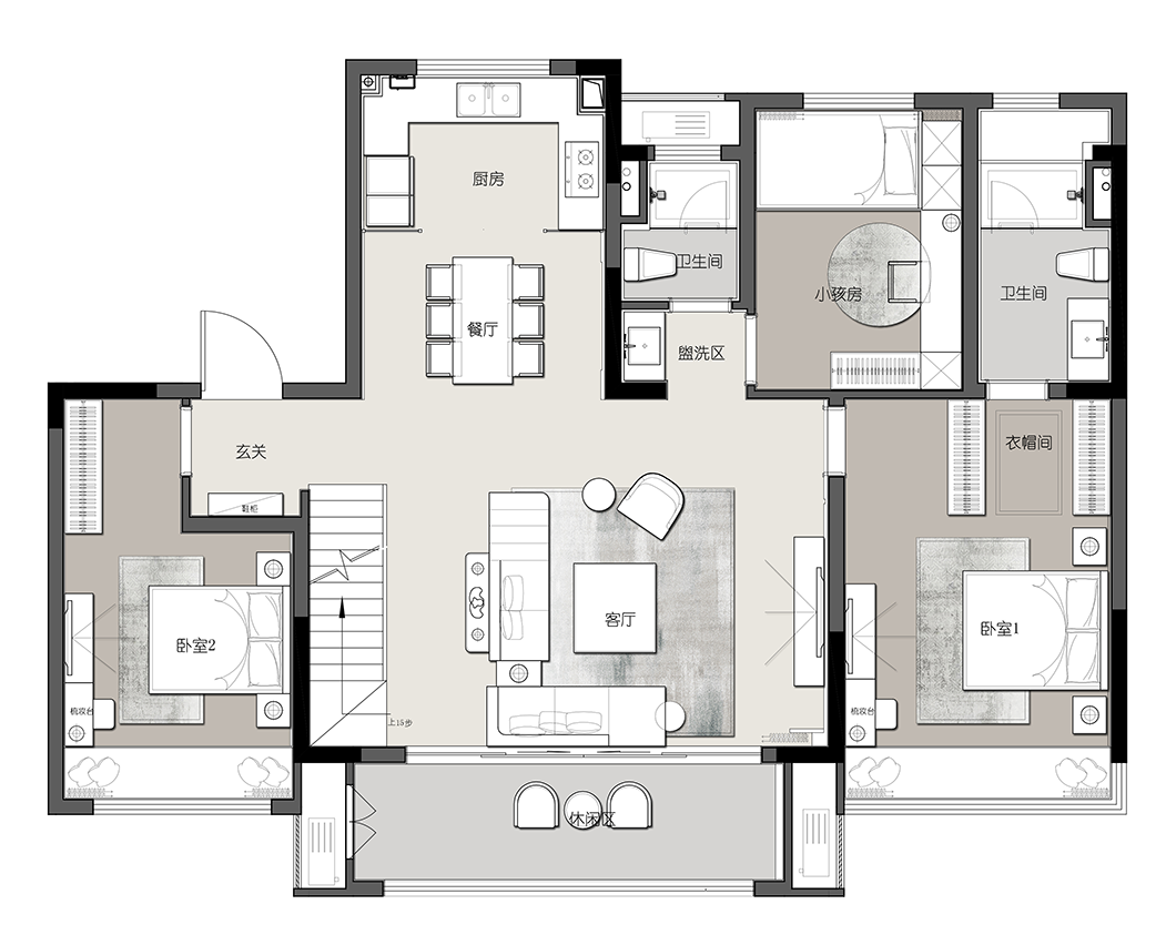 芜湖伟星国宾台跃墅样板房丨中国芜湖丨深圳太合南方建筑室内设计事务所-44