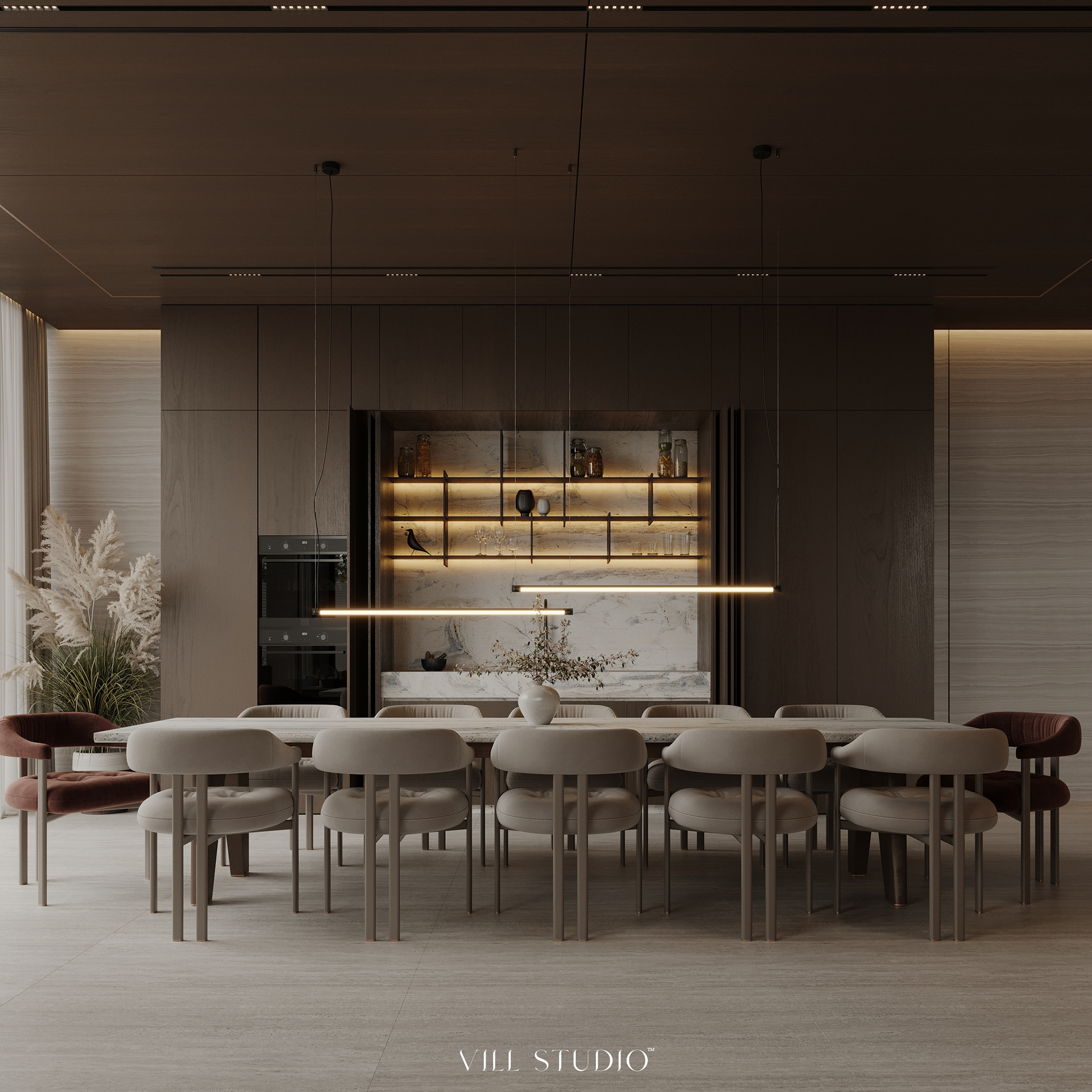 MODERN LUXURY BASEMENT INTERIOR | QATAR-0