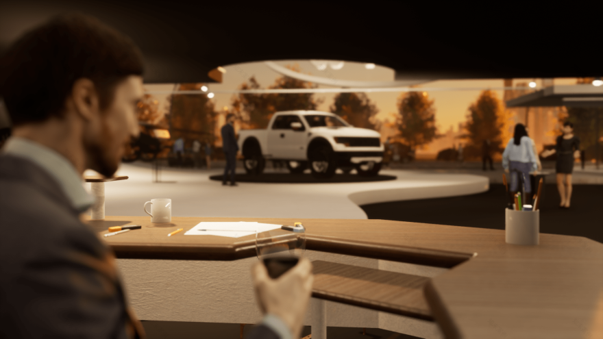 福特汽车展厅概念设计-14