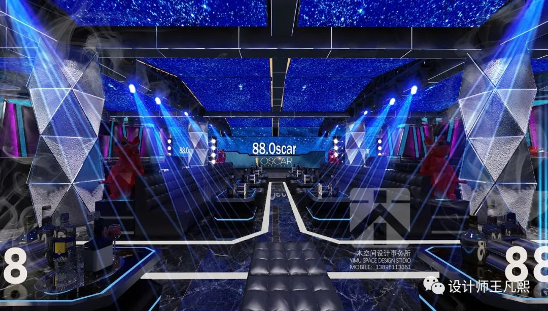 一木空间设计事务所 | 奥斯卡 88 酒吧营口鲅鱼圈店设计案例-12