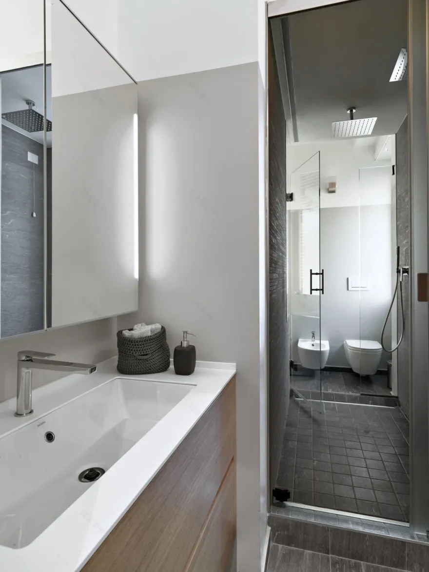 米兰私人住宅的灵活空间设计-23