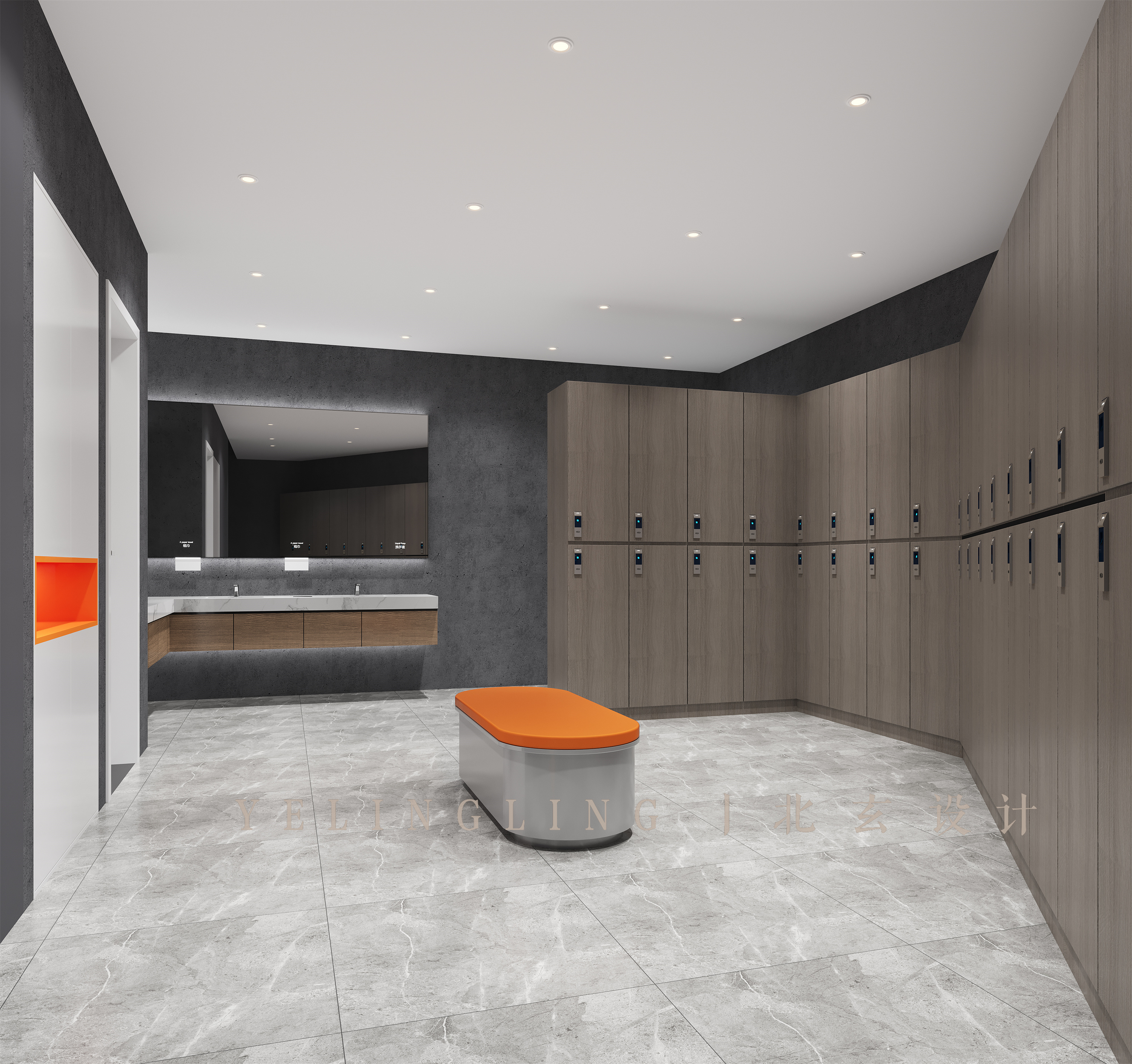 健身房设计案例丨每天锻炼，强身健体-3