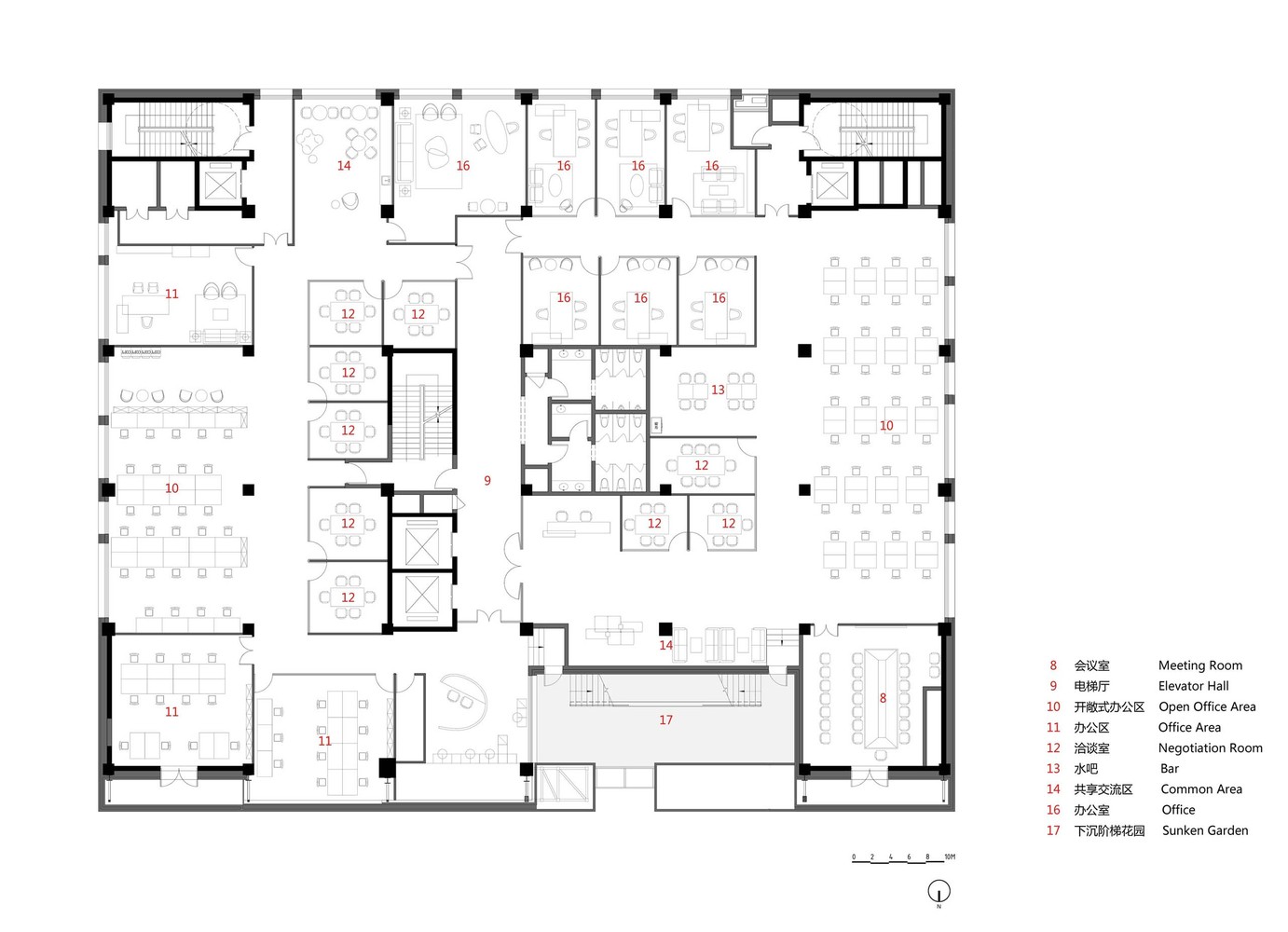 北京 150 号成功路建筑设计 · 屋顶花园青年聚场丨中国北京丨URBANUS-57