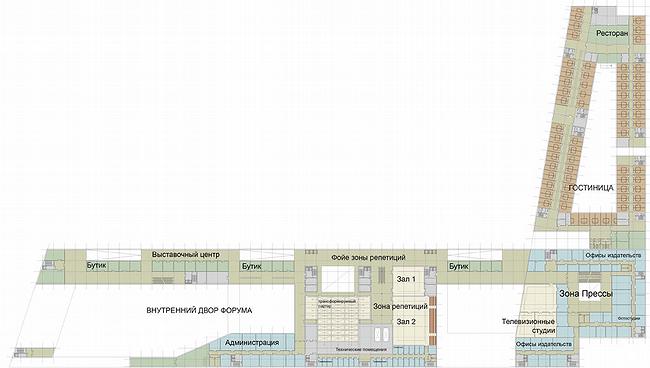 Çåëåíûé áàñòèîí. Êîíêóðñíûé ïðîåêò íà àðõèòåêòóðíóþ èäåþ êîíãðåññ-öåíòðà «Êîíñòàíòèíîâñêèé» â Ñòðåëüíå-6