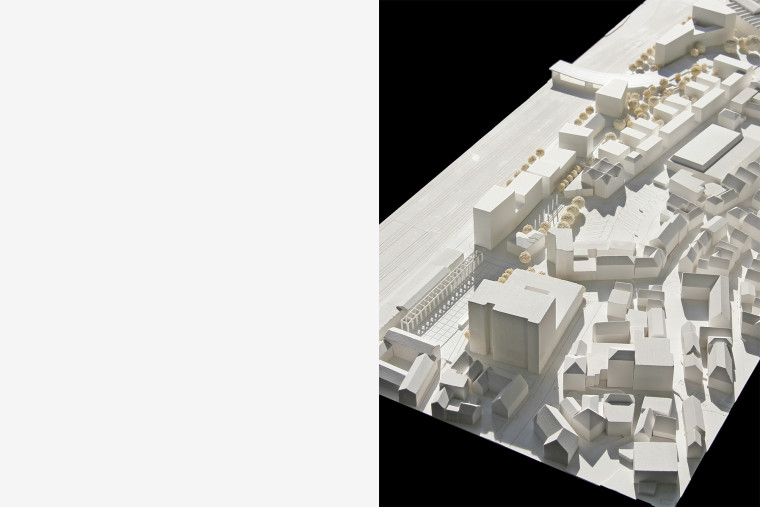 2015年·德国格平根市火车站周边区域

注：Göppingen是德国巴登 - 符腾堡州的一个城市，Bahnhofumfeld一般指火车站周边区域 丨dauner rommel schalk + Helleckes-7