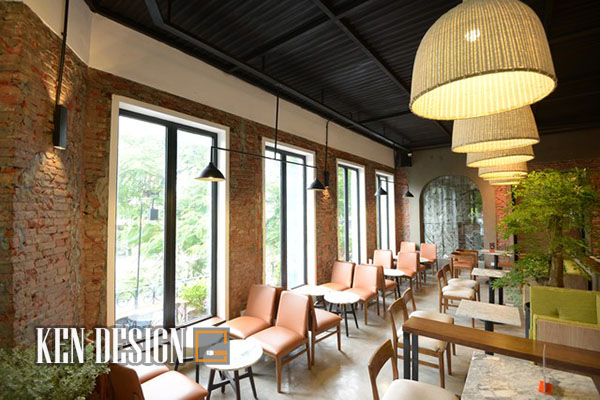 Thiết kế nội thất quán cafe The Coffee house Hai Bà Trưng-16