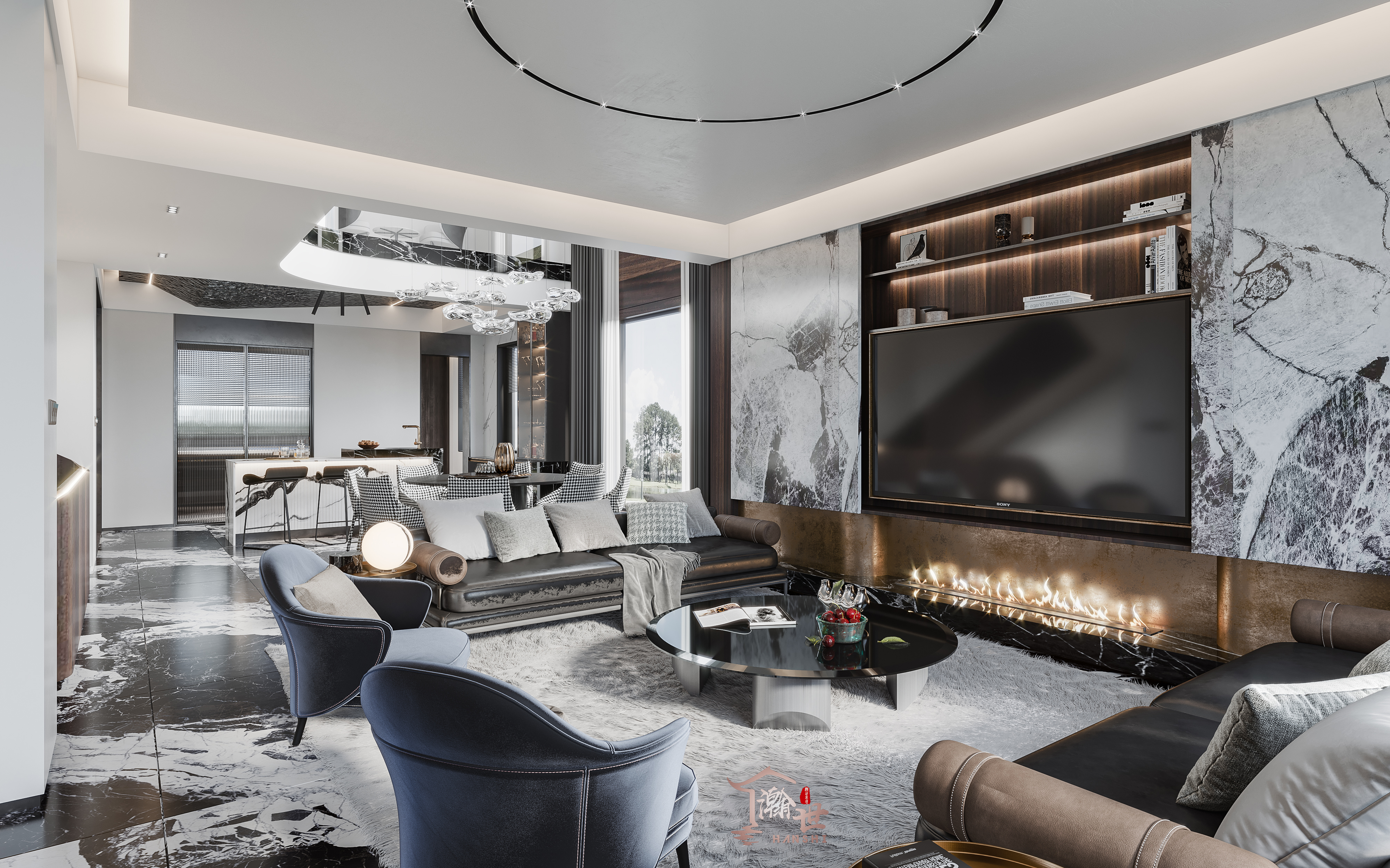 现代轻奢家装-瀚世表现-2