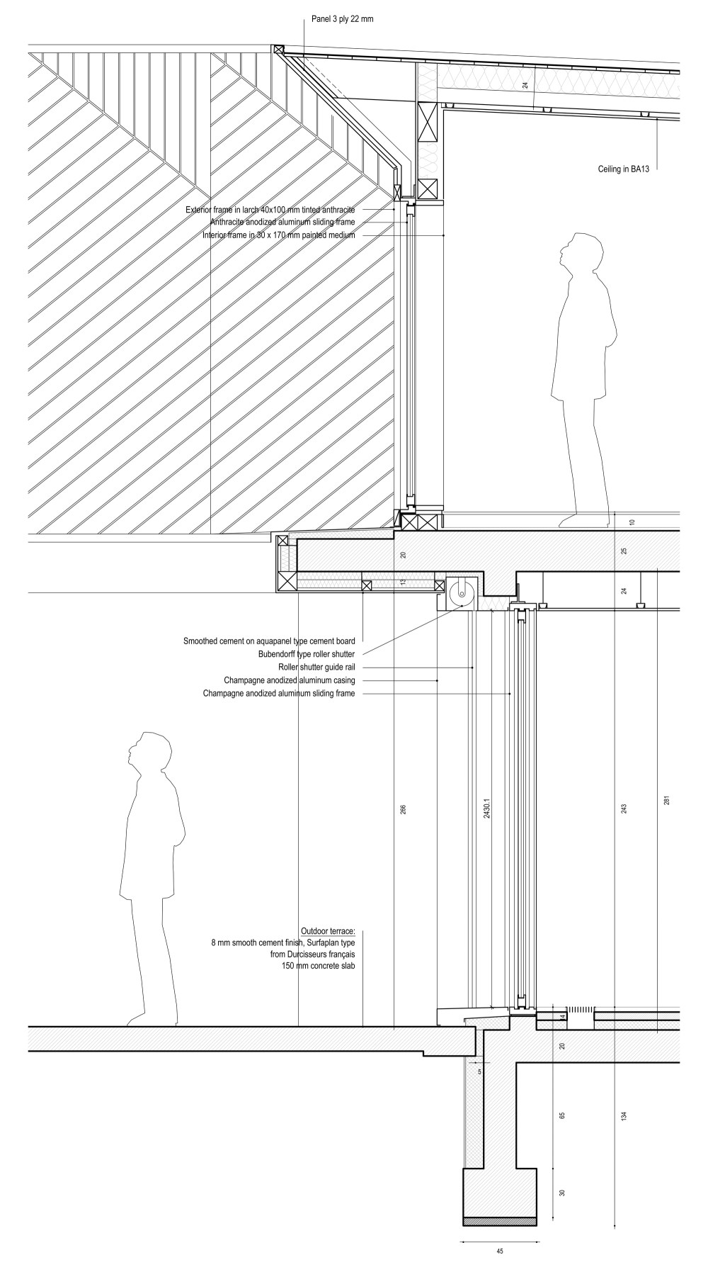 法国 V 字住宅 | 嵌入林间的自然几何空间-34