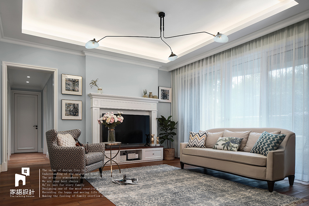 广州海滨花园 137㎡美式住宅-23