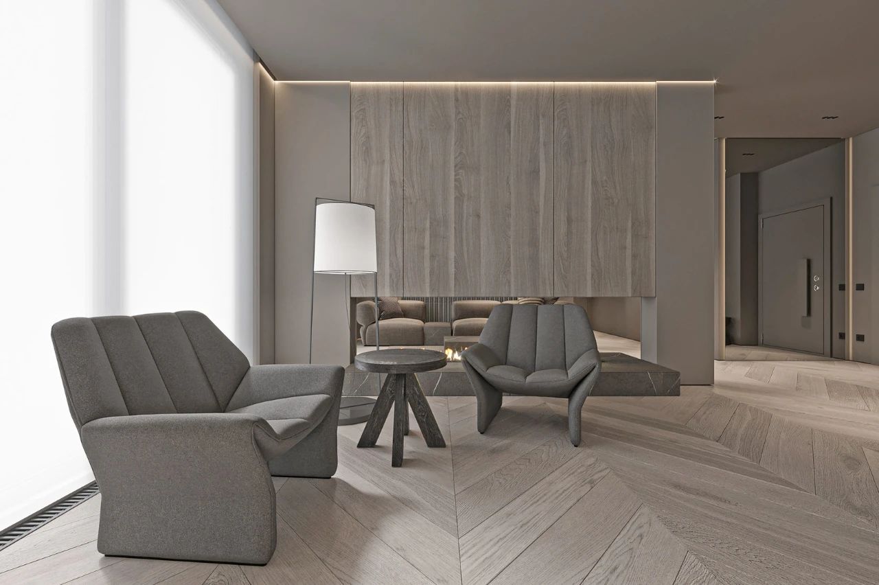 Ivan Honcharenko 打造 100㎡高级灰空间，简约而细腻-64