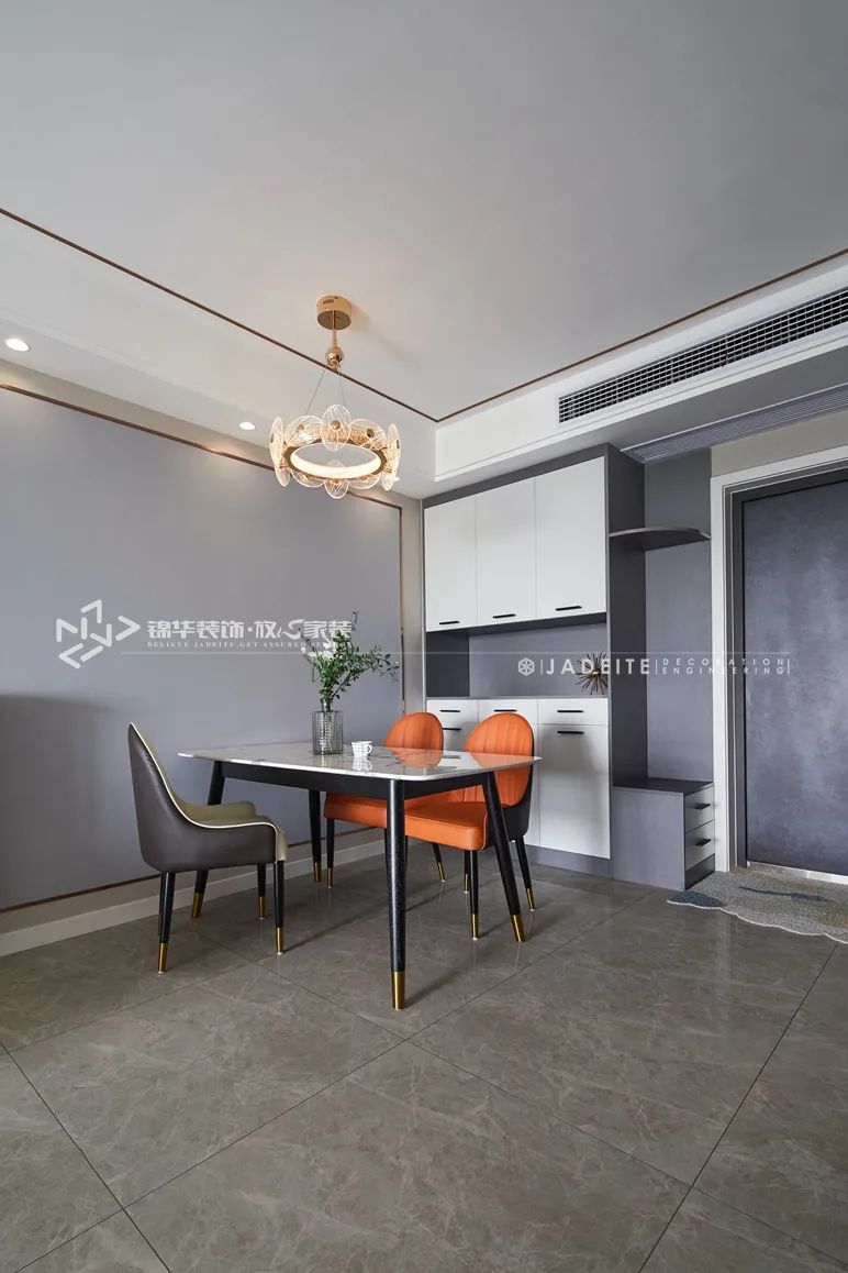 第一国际 116㎡现代轻奢空间设计丨锦华装饰-37