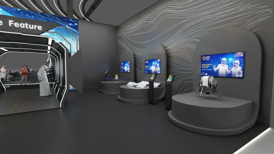 沙特国防部 2024 年世界国防展展览空间设计-30