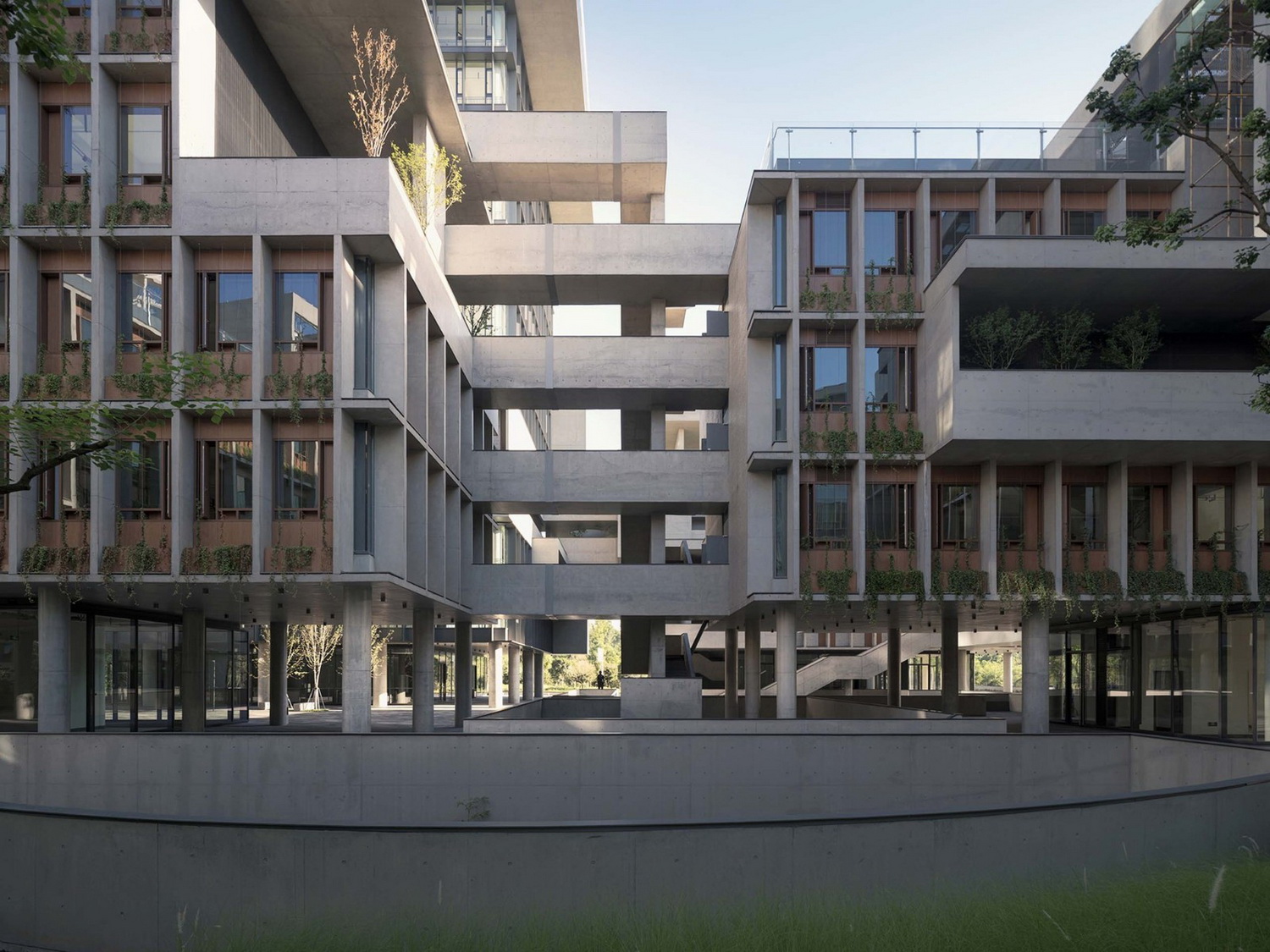 成都麓湖漂浮总部办公楼丨中国成都丨直向建筑-9