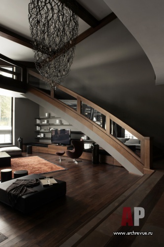 郊区现代风格住宅室内设计-44