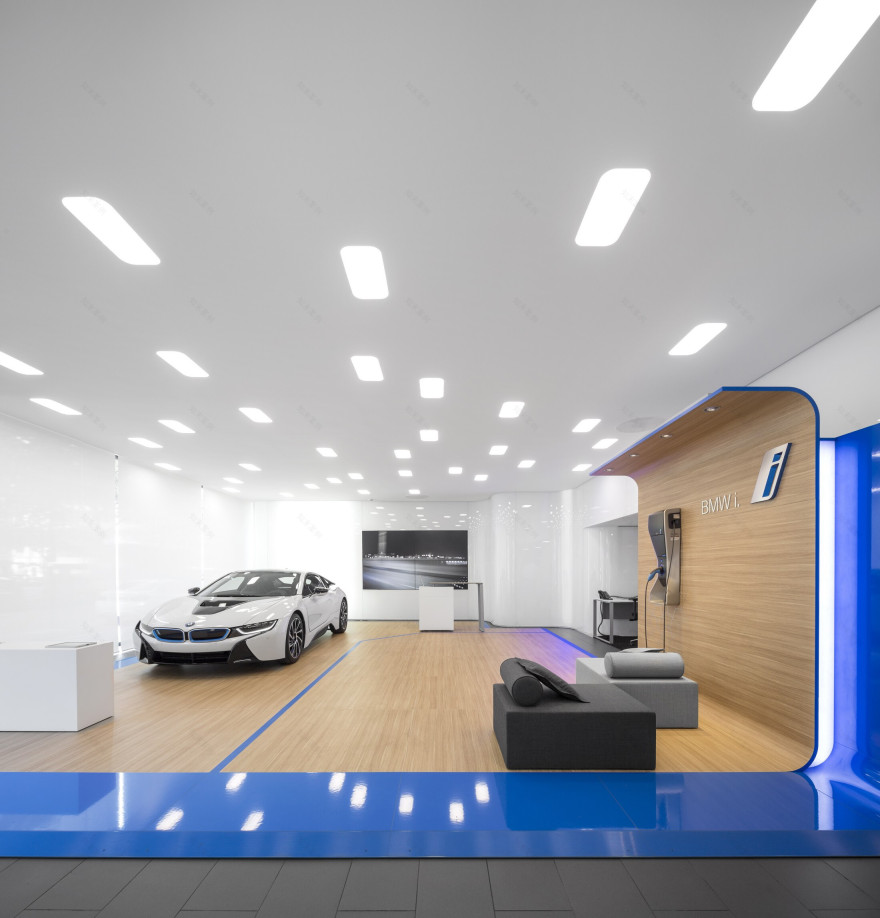 BMW i City Sales Outlet · 神秘动感白膜展示空间-17