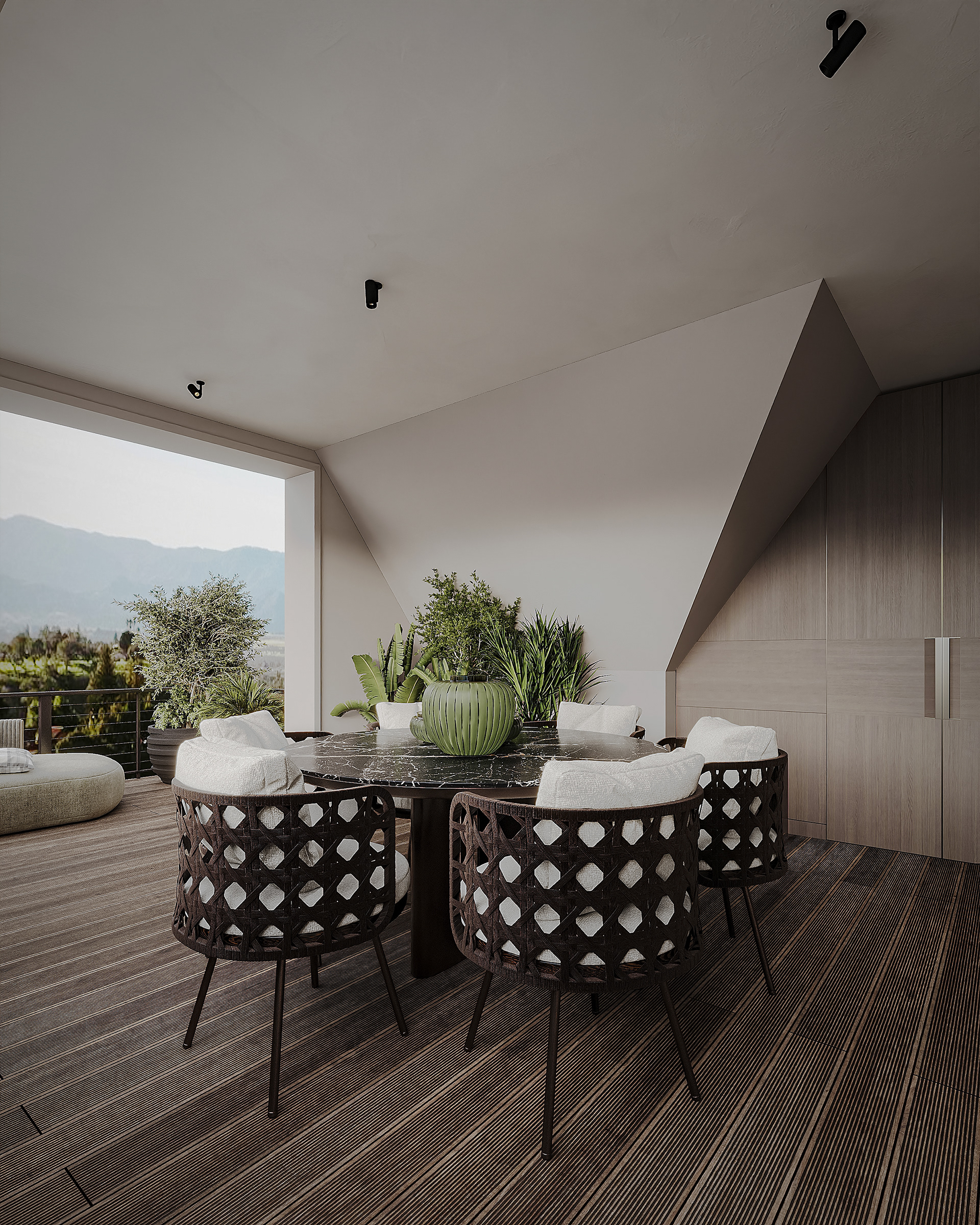 孟莎式屋顶客房餐厅（注：MANSARD指孟莎式屋顶，这里可能表示该餐厅所在建筑采用孟莎式屋顶设计） 丨荷兰-5