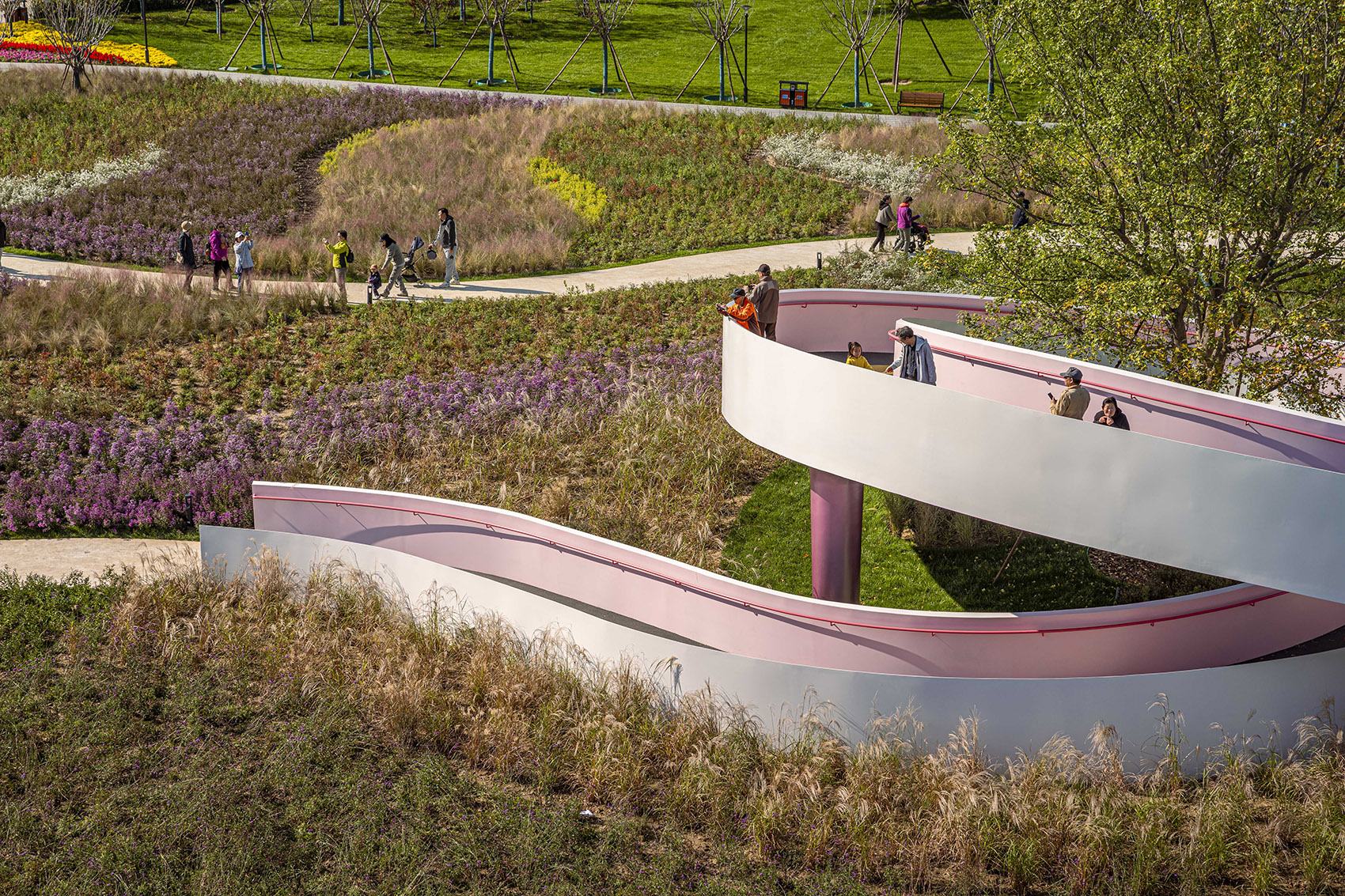 北小河公园樱花谷环境改造提升设计丨中国北京丨埊木设计（CAFA·A城市艺术创新中心）-35