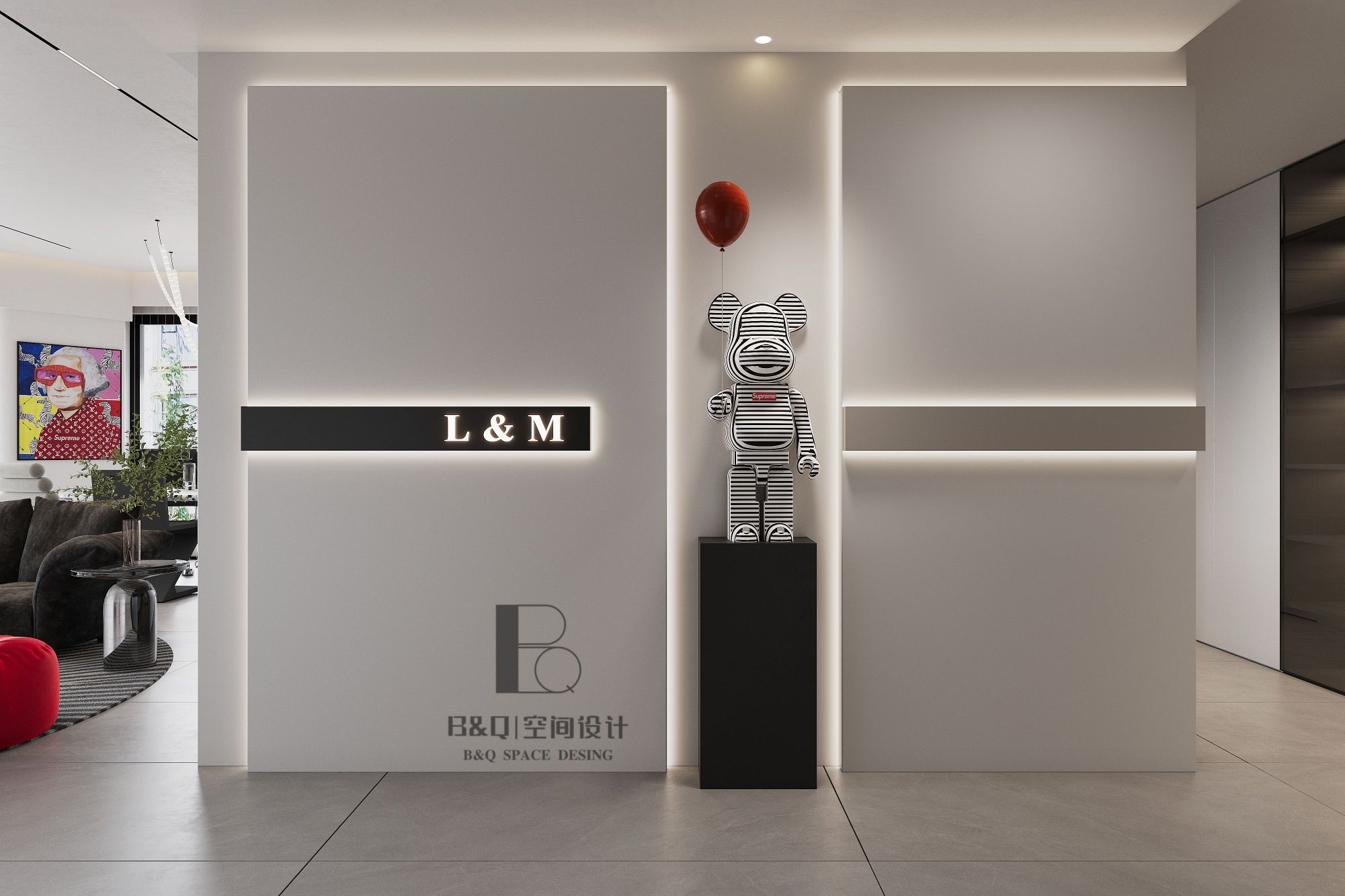 现代简约大平层-3