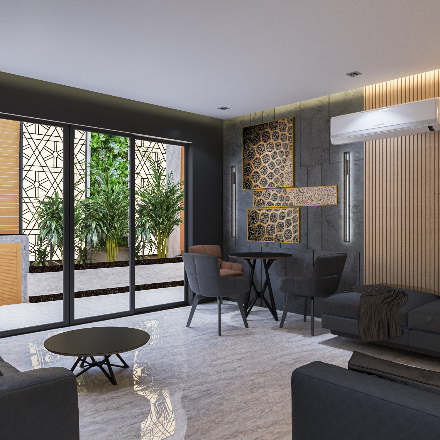 私人接待处和花园-5