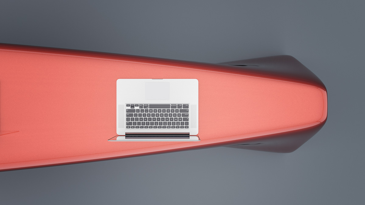 扭曲三角形的灵动接待台-5