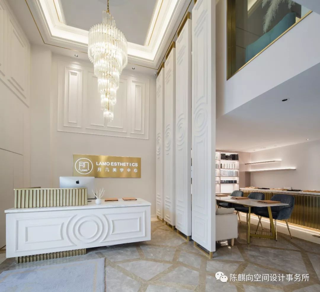 现代简约，展现品牌魅力——月几美学中心设计-36