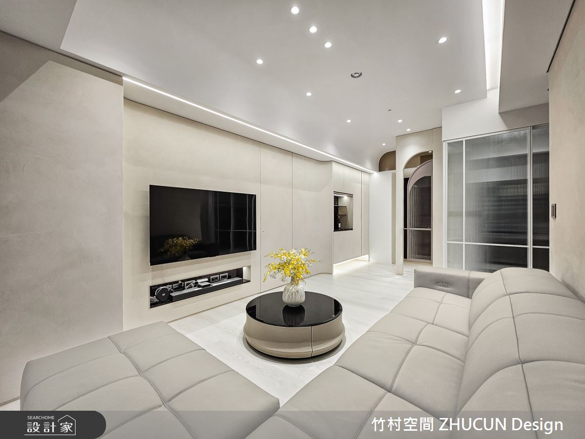 竹村·36轻。曦Light。Sun 20坪奶茶风设计案例丨竹村空间－设计家Searchome-12