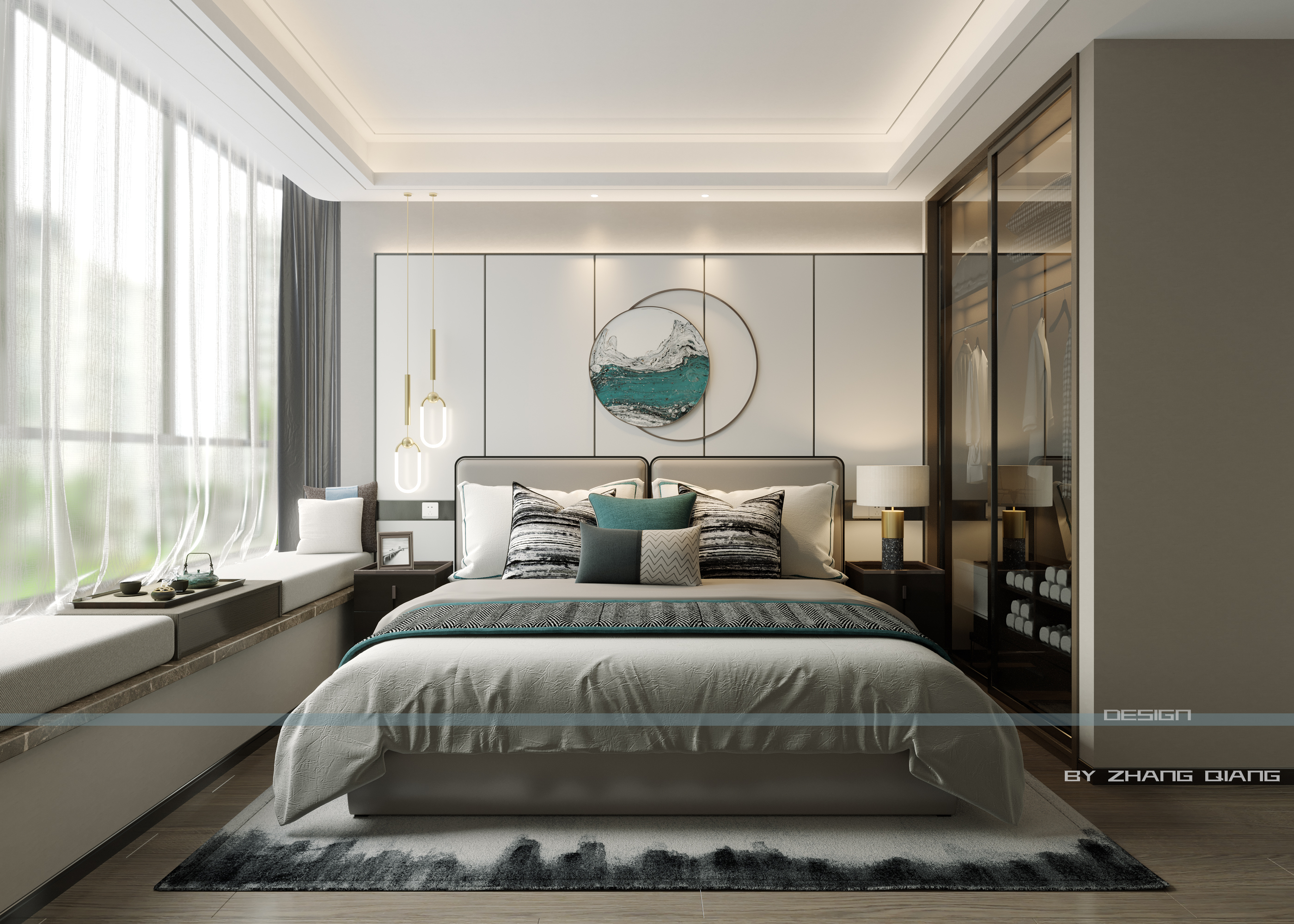 海信灵山湾样板间-新中式风格-4