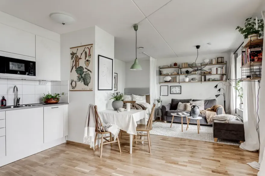 自然风 39m2 小户型公寓设计-5