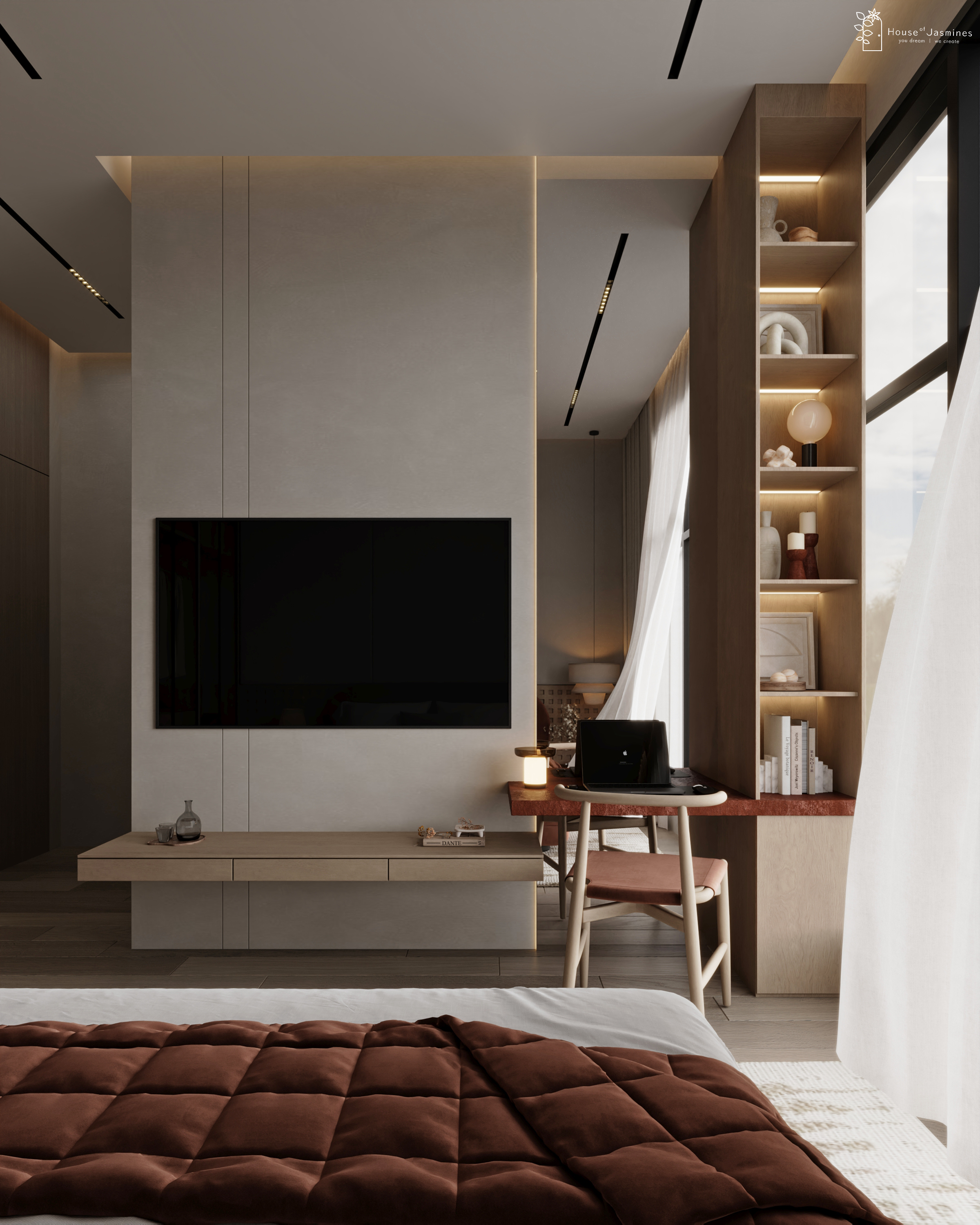 CONTEMPORARY MINIMALIST BEDROOM-14