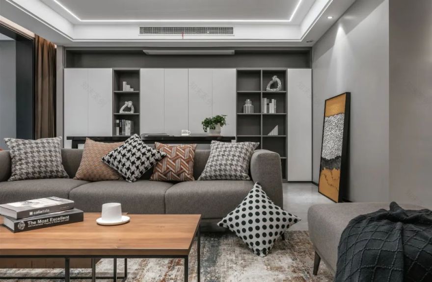 云筑 DESIGN 邵曼 | 化繁为简,四室变身两室大尺度空间-46