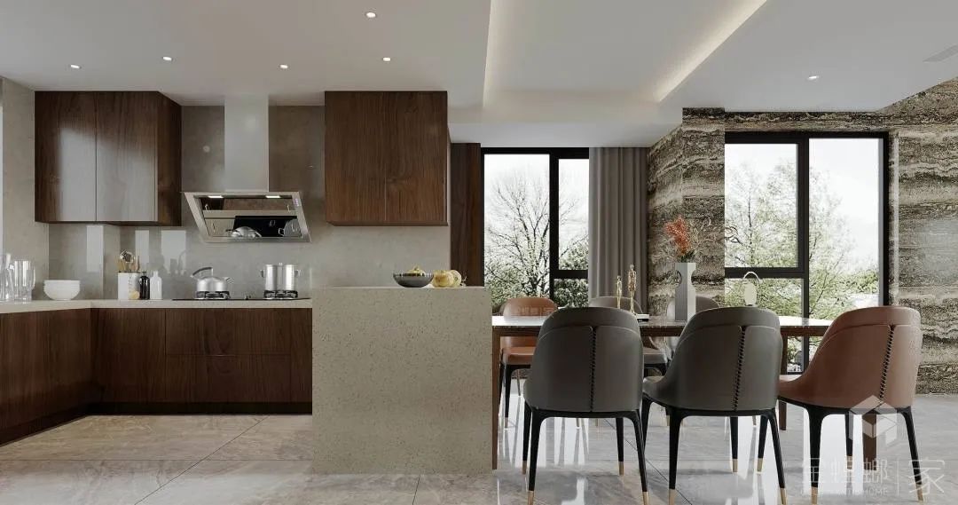 月亮湾现代风别墅丨金螳螂家三明店-10