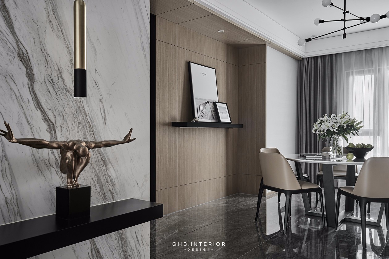 无锡五矿黄山湖壹号住宅 | GHB 空间设计打造静谧优雅空间-13