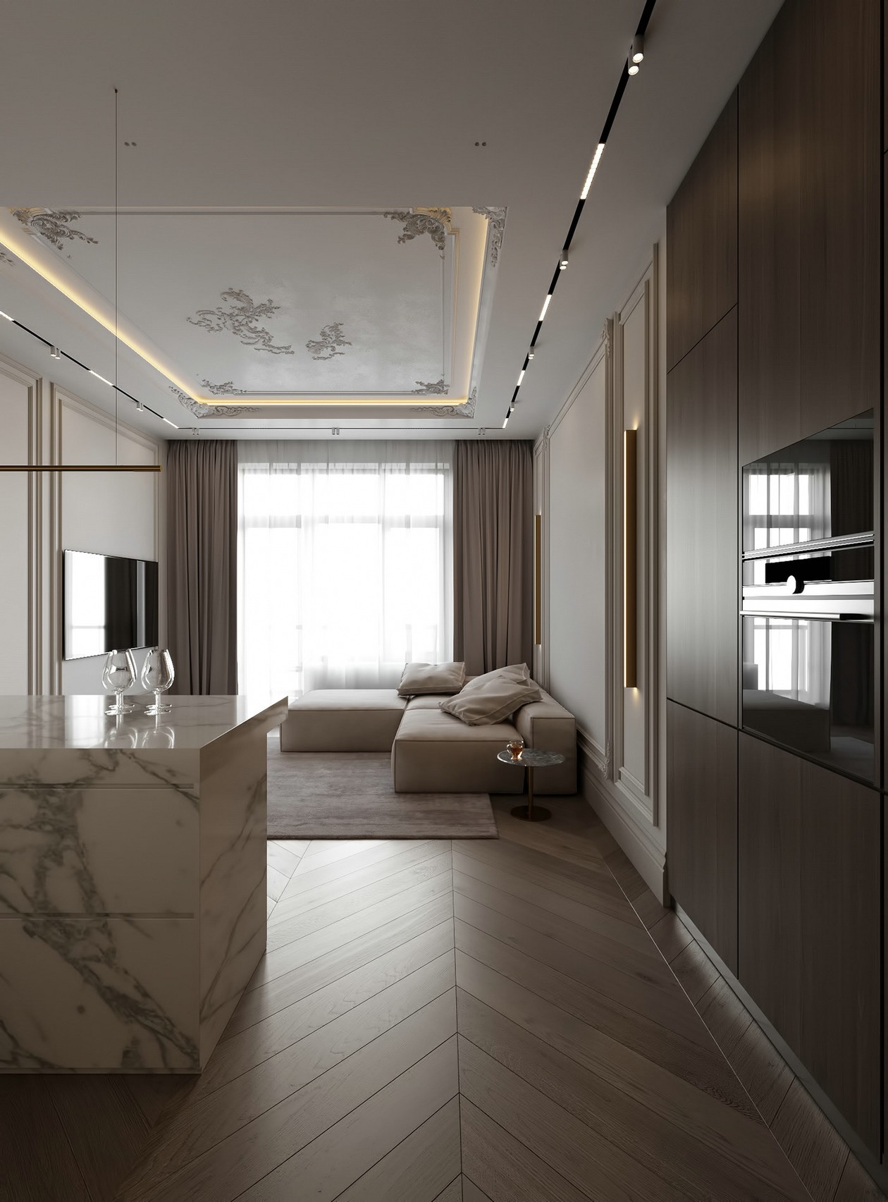 乌克兰基辅小空间公寓设计-3