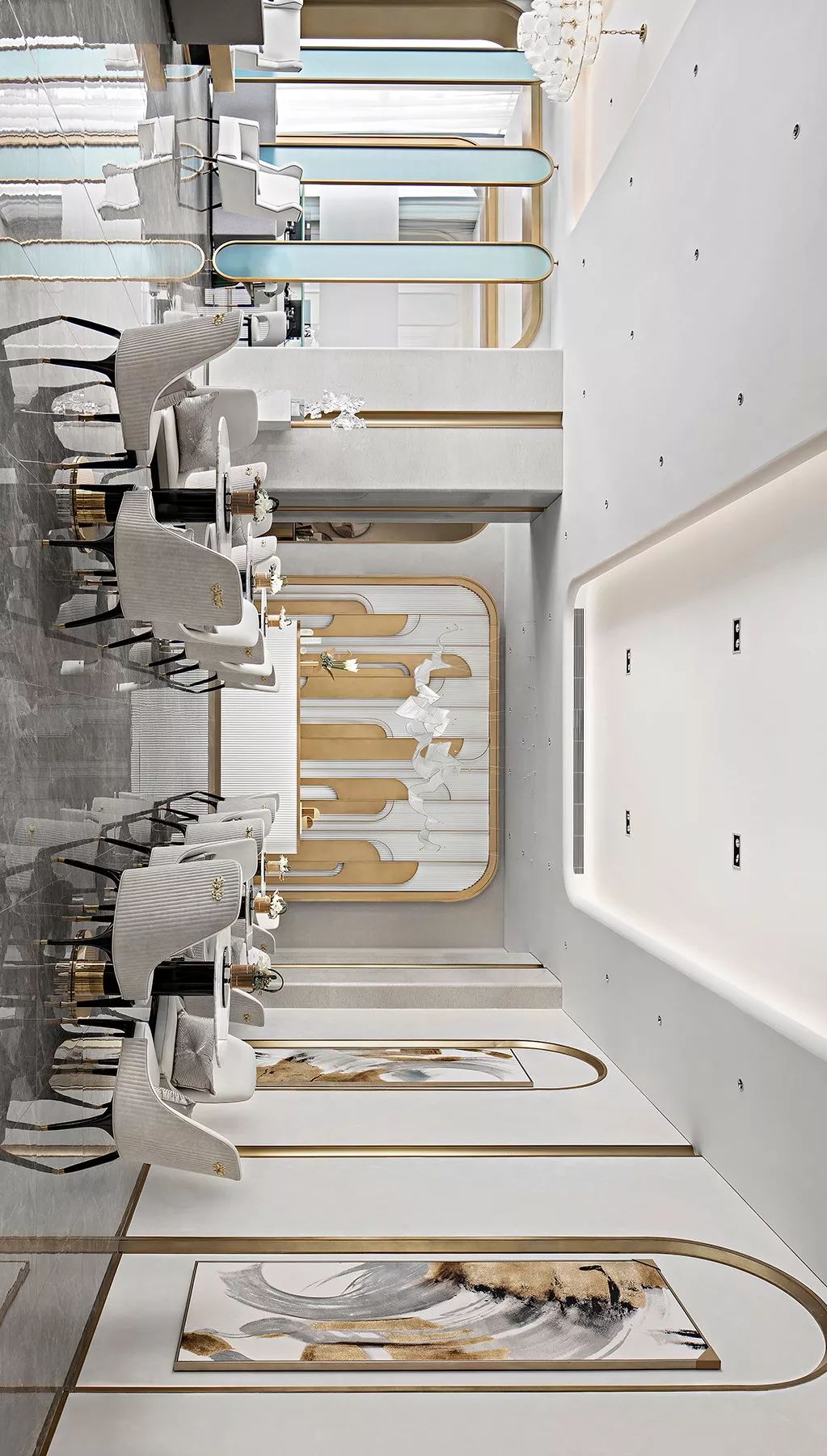 成都中海•万锦熙岸售楼部 | 云淡风轻的优雅空间-10