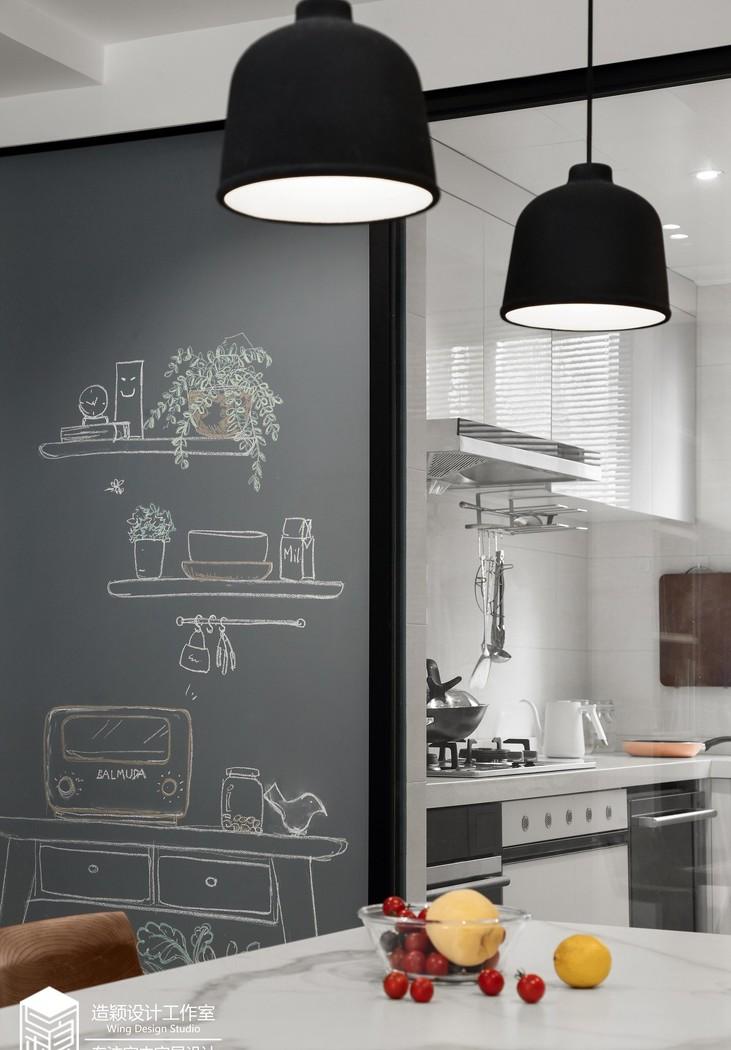 80㎡暗房翻新,简约禅意空间的逆袭-5