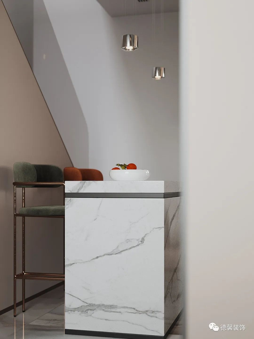 金地半山风华现代风别墅丨中国广州丨德馨装饰-15