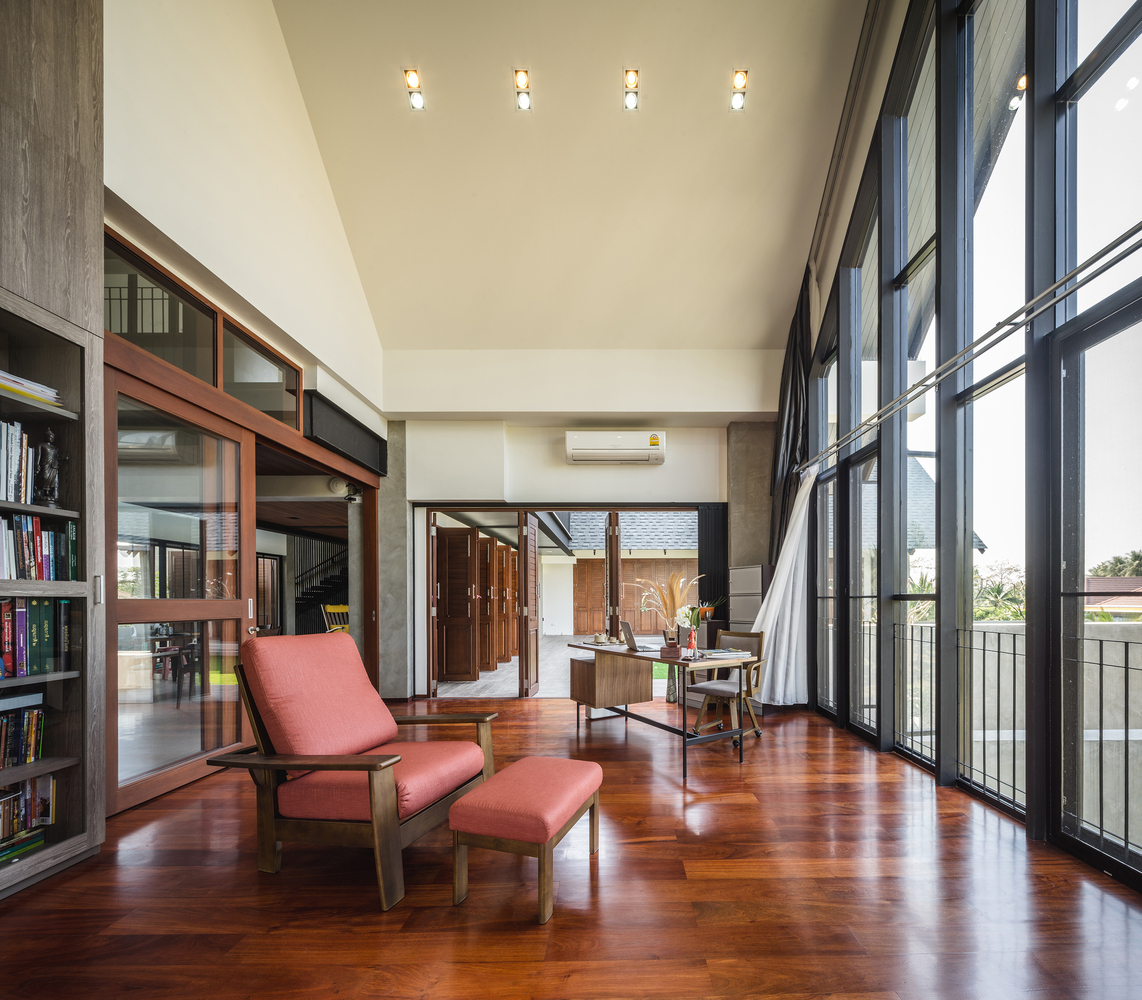 泰国乡村绿色隐居—— Baan Klang Suan ForX Design Studio-53