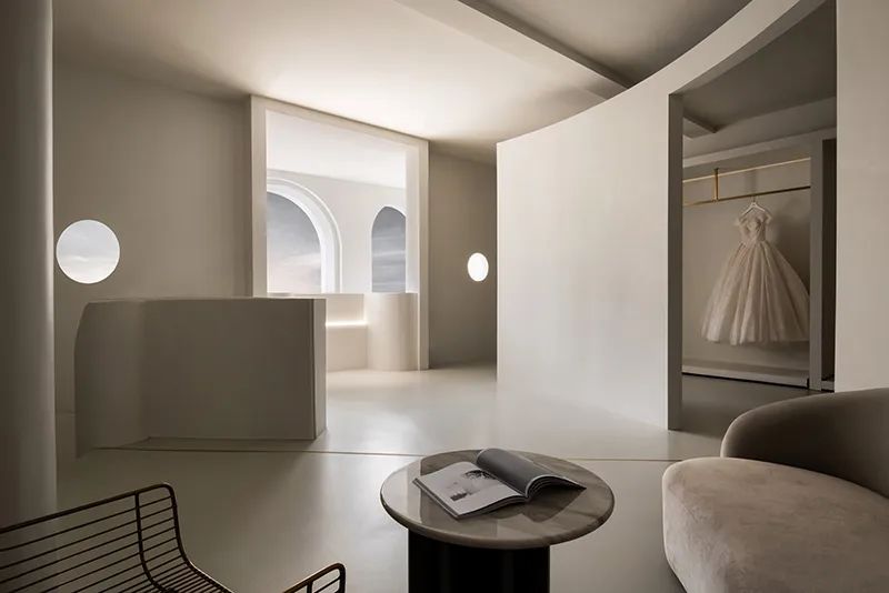 绍兴诸暨白色婚纱店,浪漫美学空间-61